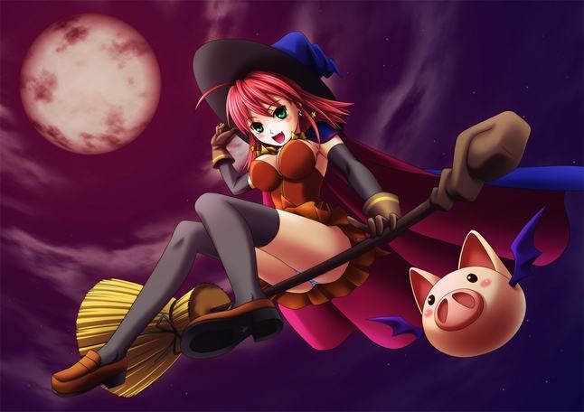 Hình ảnh anime girl halloween đẹp