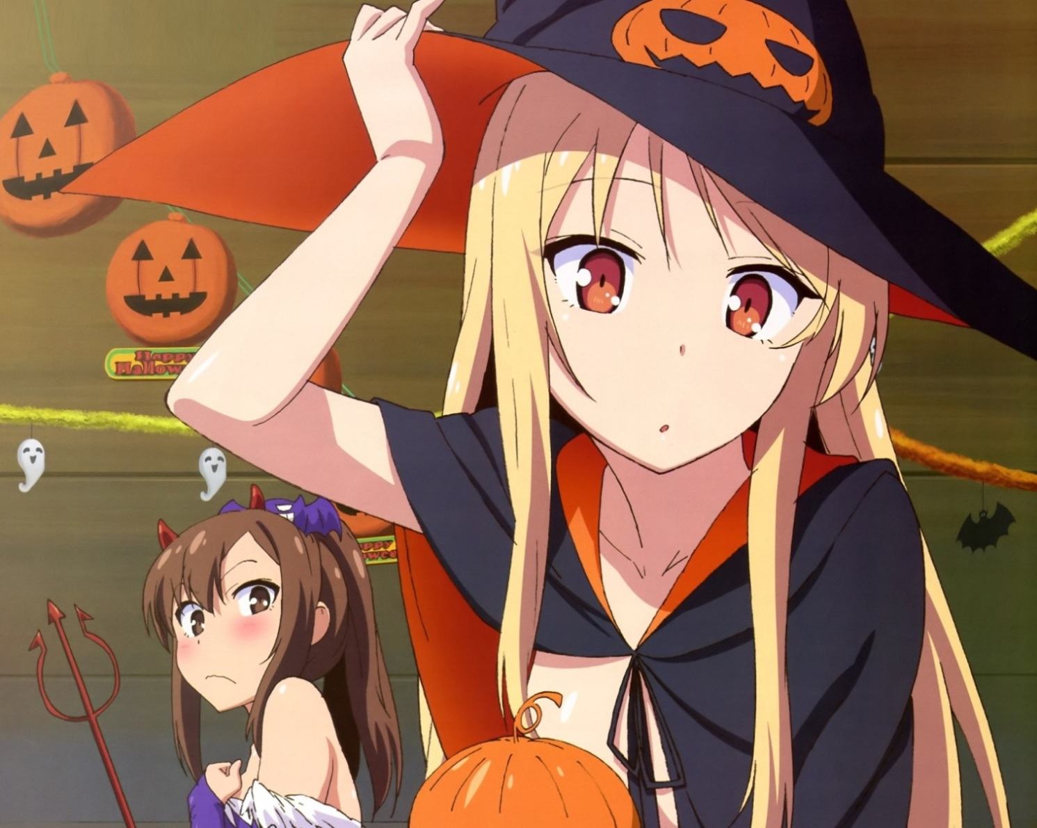 Hình ảnh anime halloween dễ thương