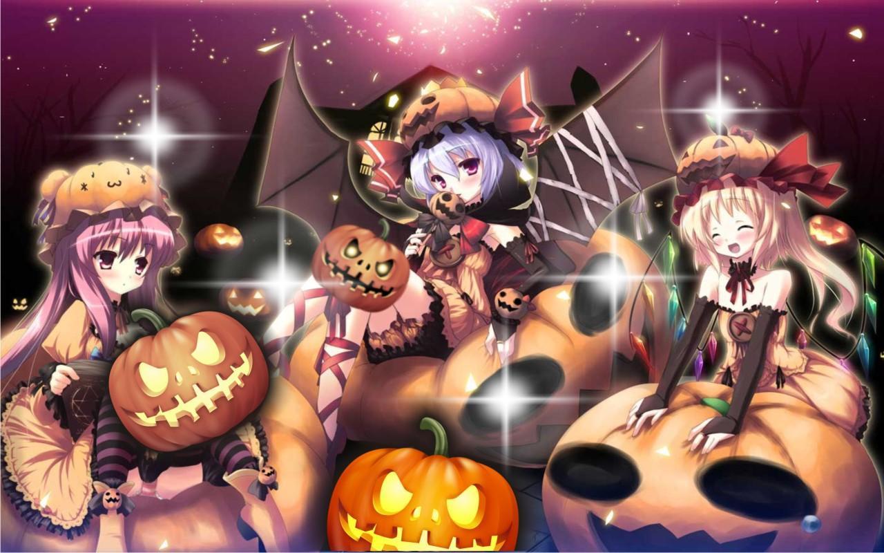 Hình ảnh anime halloween đẹp