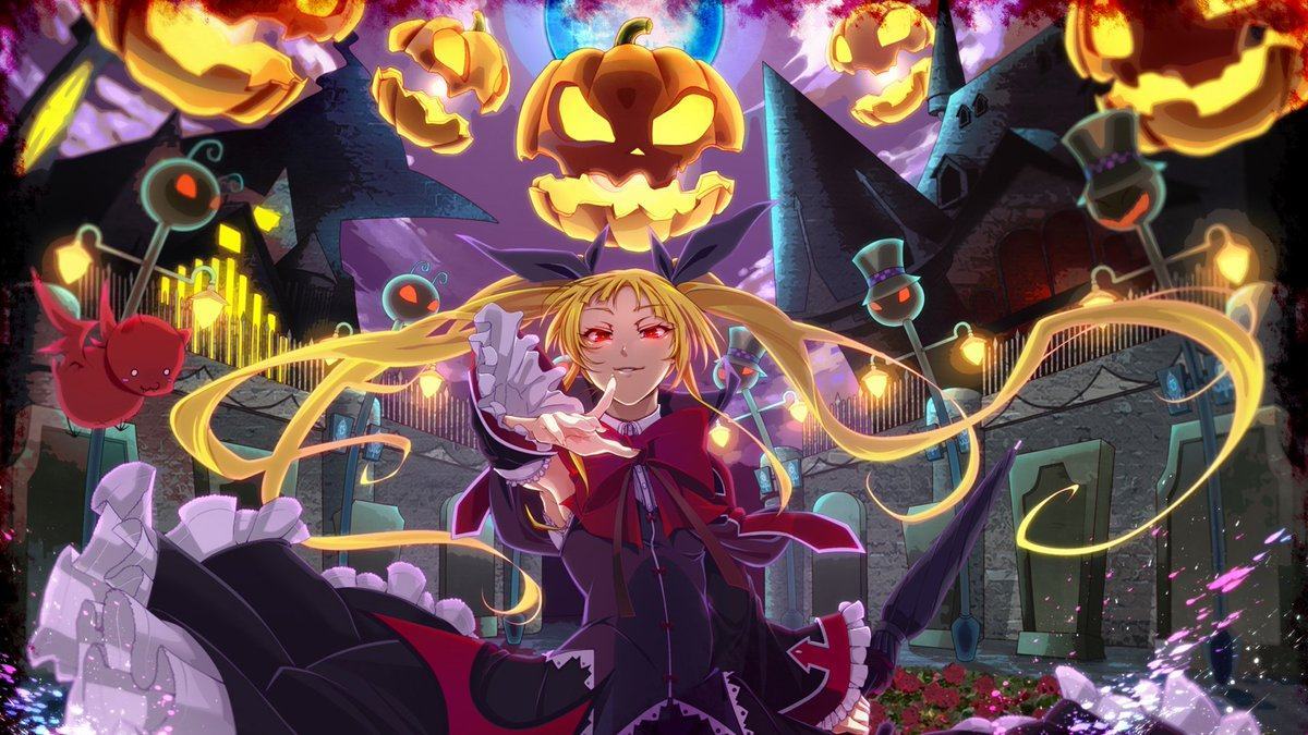 Ảnh anime halloween cực ngầu