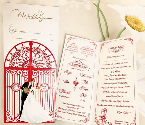Pictures of wedding cards with the most beautiful cover