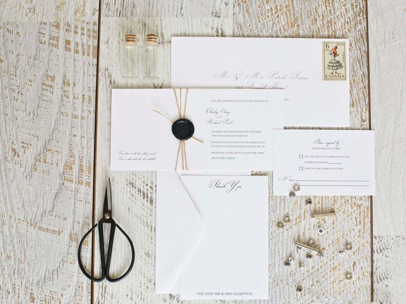 The most beautiful and simple wedding card template