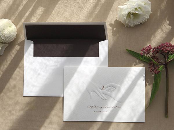 Beautiful Korean wedding card template