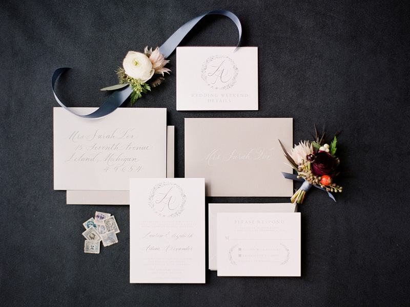 Modern and beautiful wedding card template