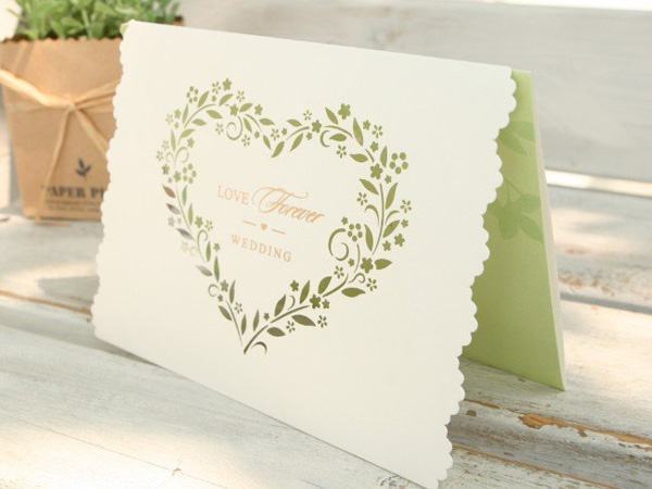 Beautiful pattern wedding card template
