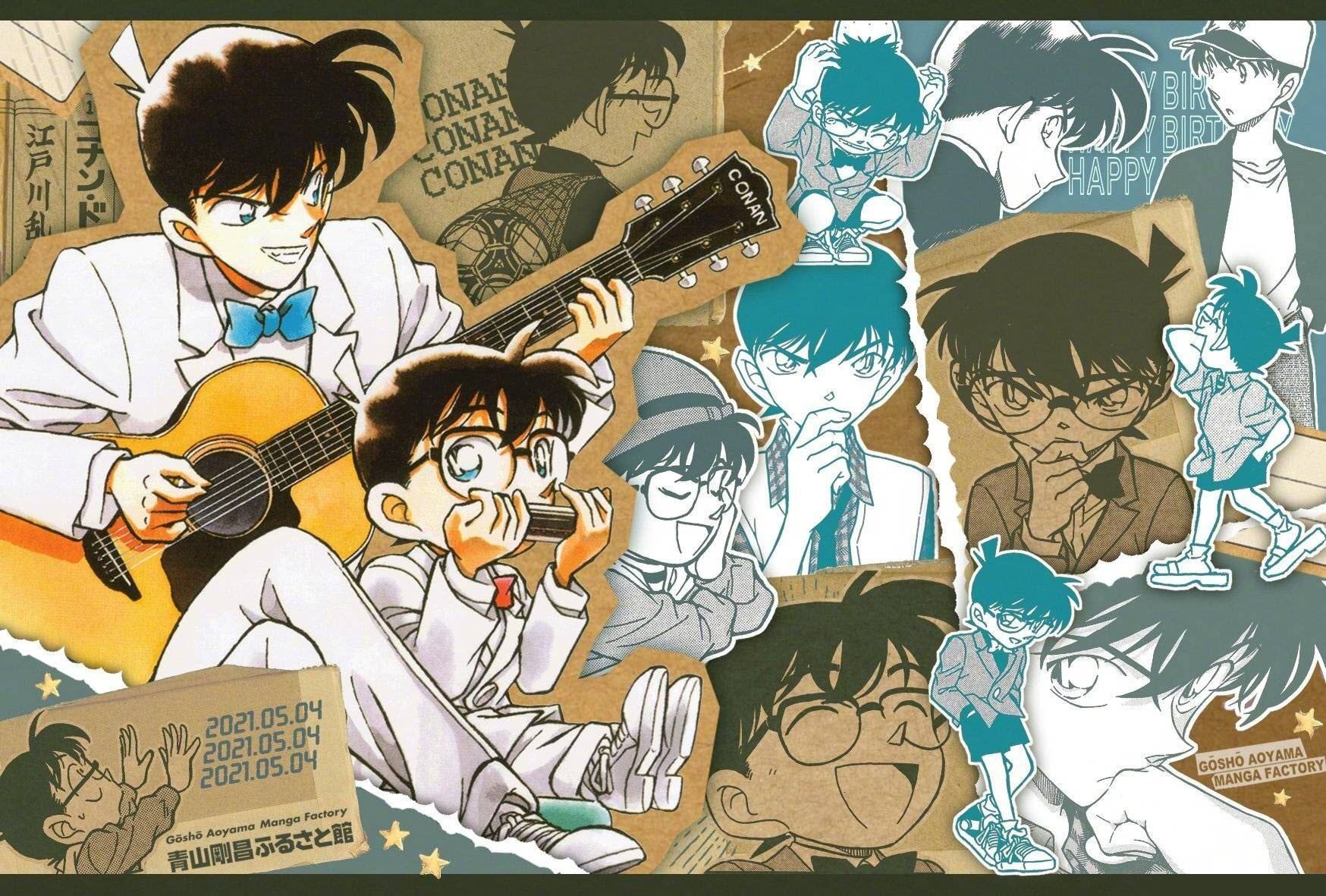 Hình ảnh Shinichi và Conan dễ thương đẹp nhất