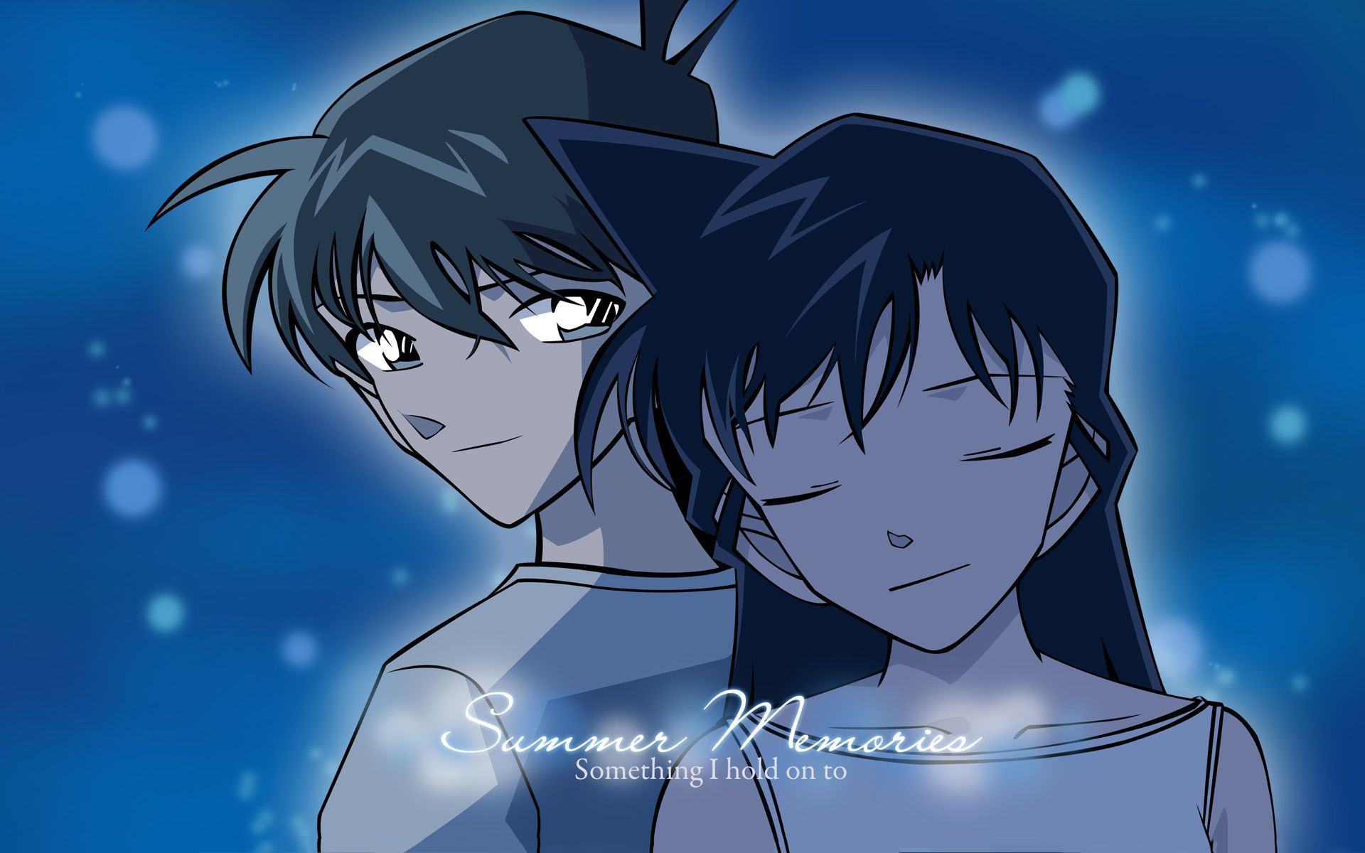 Hình nền Kudo Shinichi và Ran cho máy tính