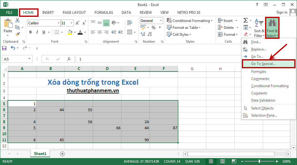 Dòng trống để lại trong tài liệu Excel khiến cho file của bạn trông lộn xộn và khó đọc hiểu? Hãy click vào hình ảnh bên dưới để tìm hiểu cách xóa dòng trống Excel một cách dễ dàng và hiệu quả nhất, giúp cho quản lý và làm việc với dữ liệu trở nên đơn giản và tiện lợi hơn.