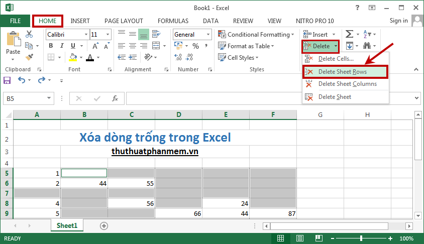 Đôi khi những dòng trắng trong bảng tính Excel có thể gây ra lỗi và ảnh hưởng đến dữ liệu của bạn. Tuy nhiên, bây giờ bạn có thể xoá những dòng trắng này nhanh chóng và đơn giản hơn bao giờ hết với công cụ mới được cập nhật trong năm