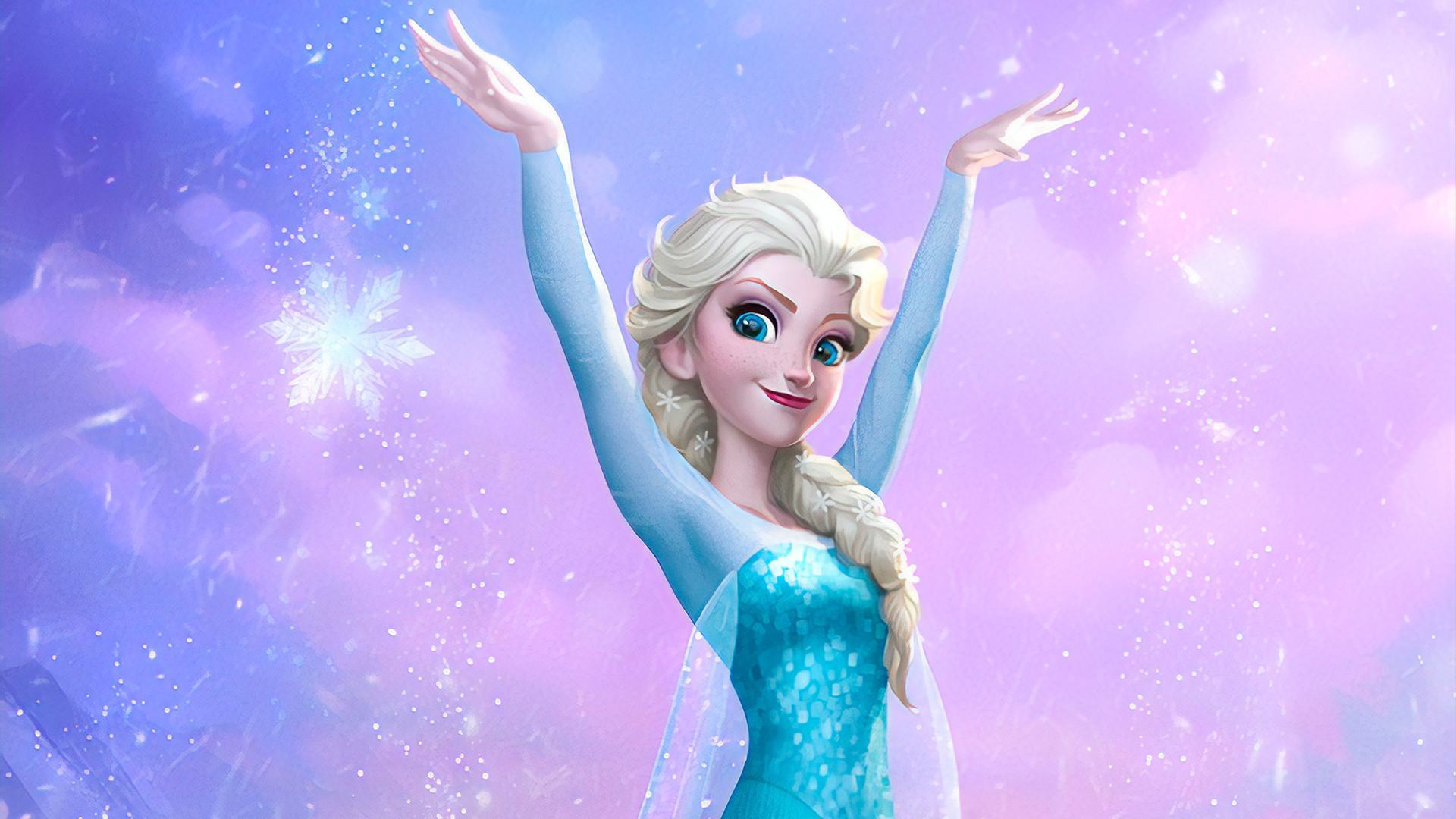 Hình nền Elsa băng giá đẹp