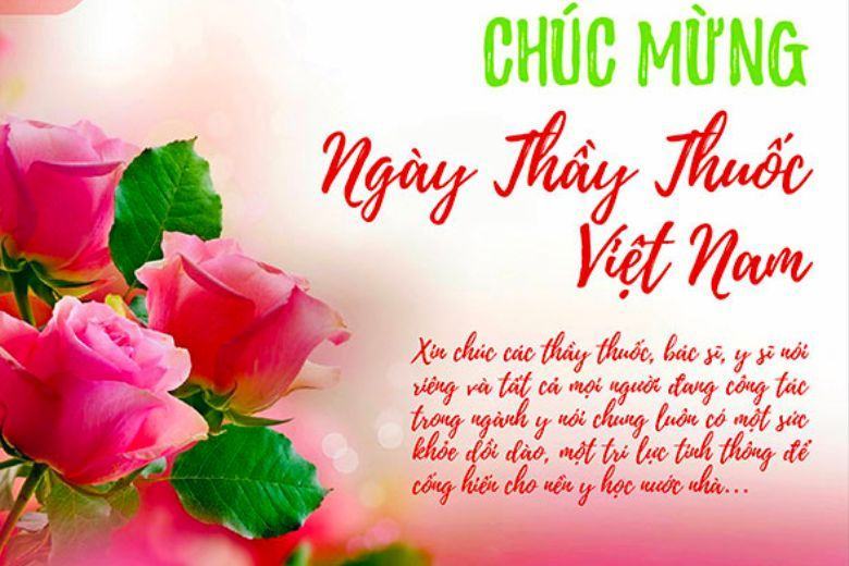 Chúc mừng ngày thầy thuốc Việt Nam
