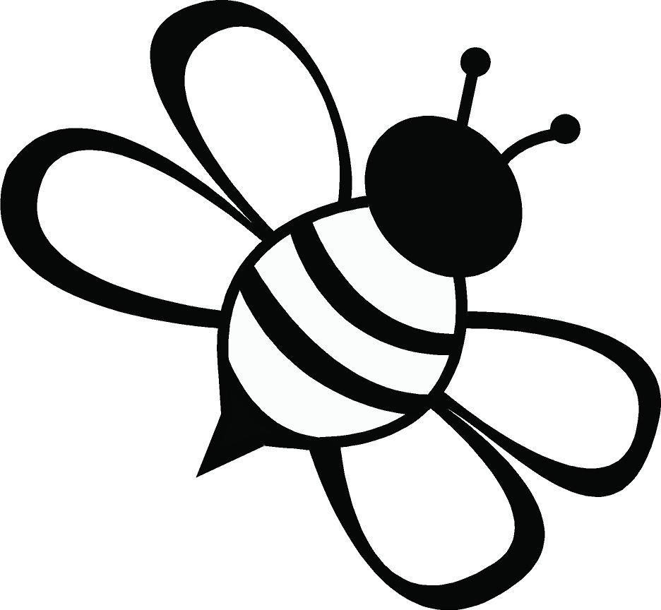 Tranh tô màu con ong cực dễ thương