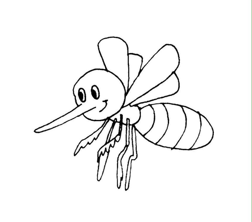 Tranh tô màu con ong cực lạ