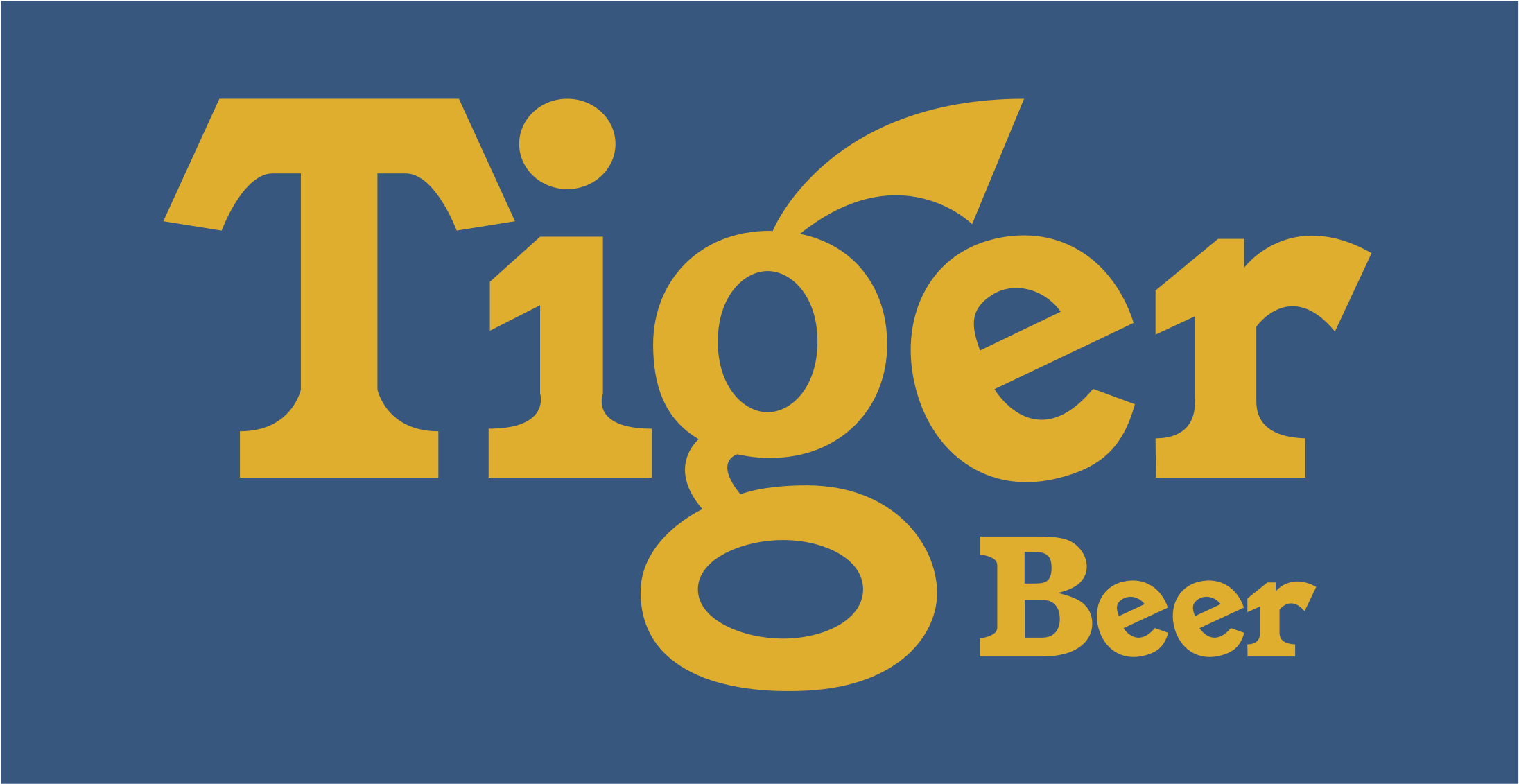 Logo bia Tiger đơn giản