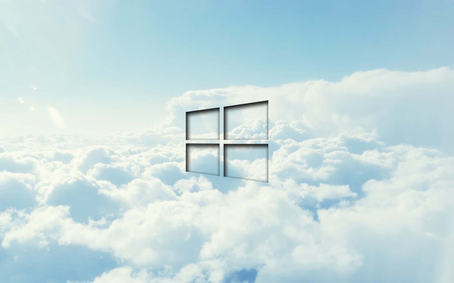 Hình nền đám mây Windows 10