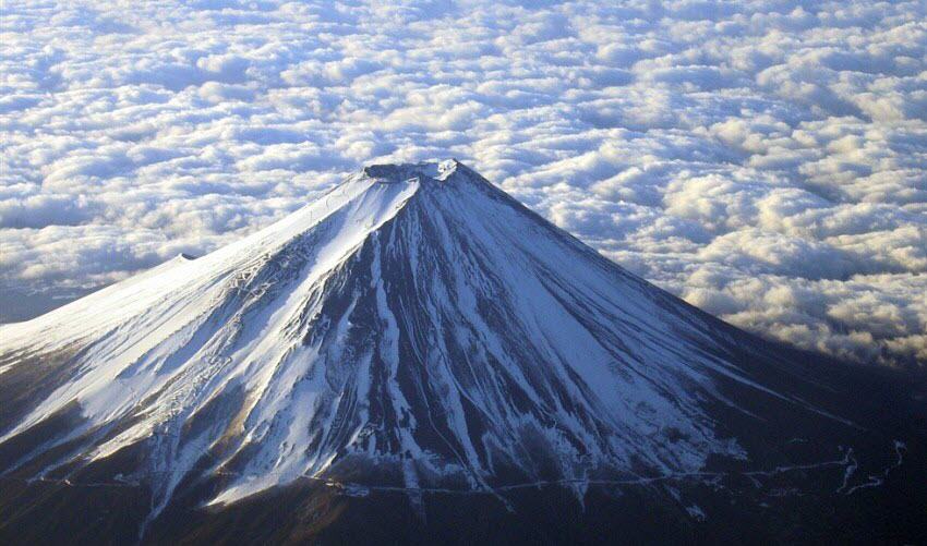 Chụp ảnh đỉnh núi Phú Sĩ
