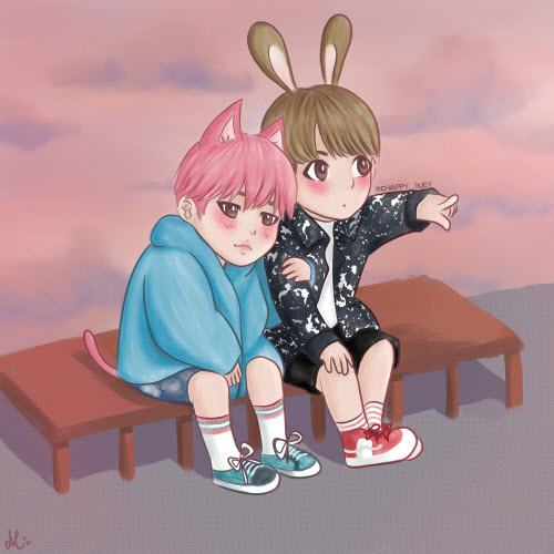 Ảnh Chibi BTS dễ thương nhất