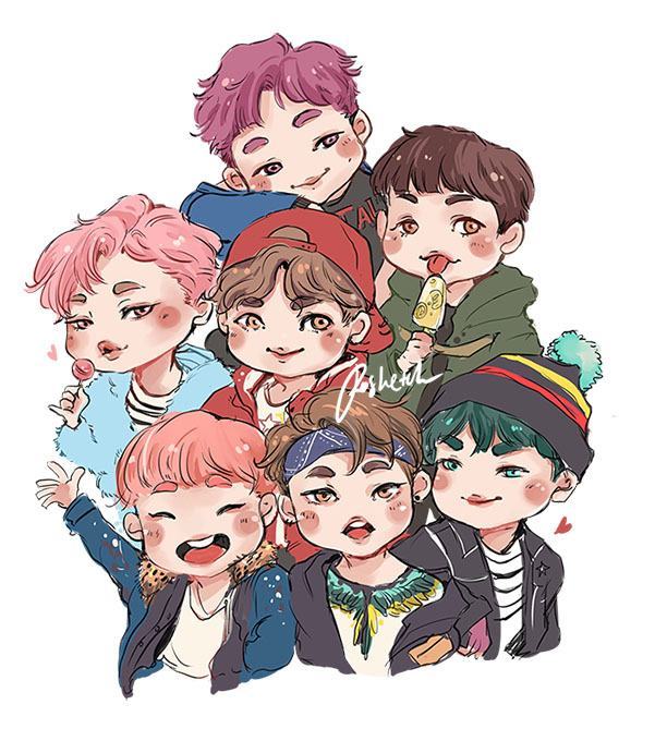 BTS chibi là đẹp nhất