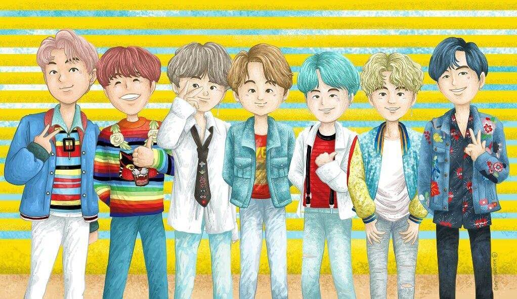 Hình ảnh chibi BTS dễ thương và đẹp nhất