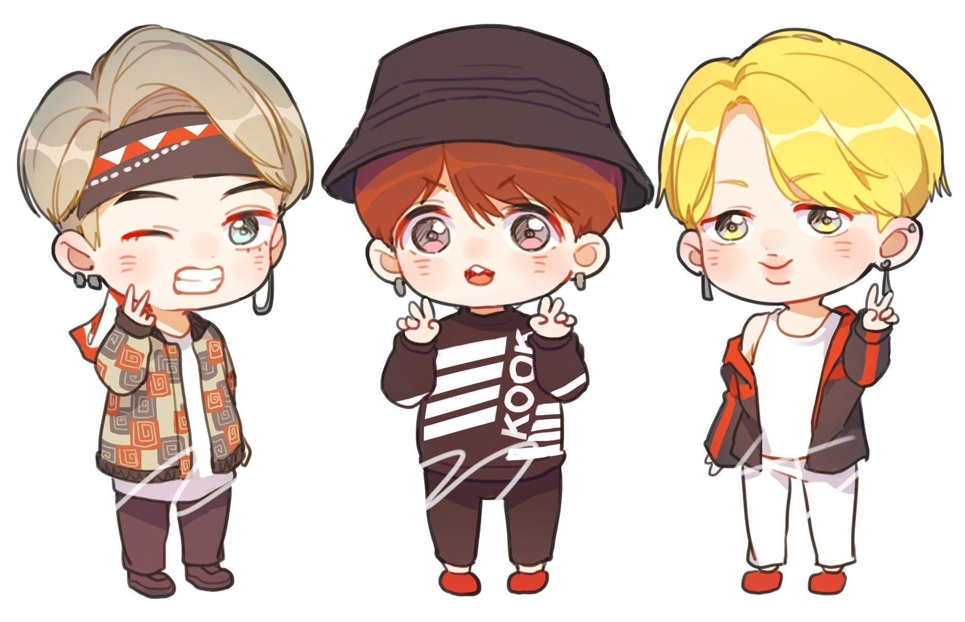 ảnh chibi BTS