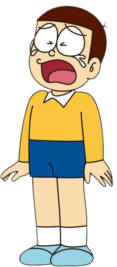 Hình ảnh buồn khóc của Nobita