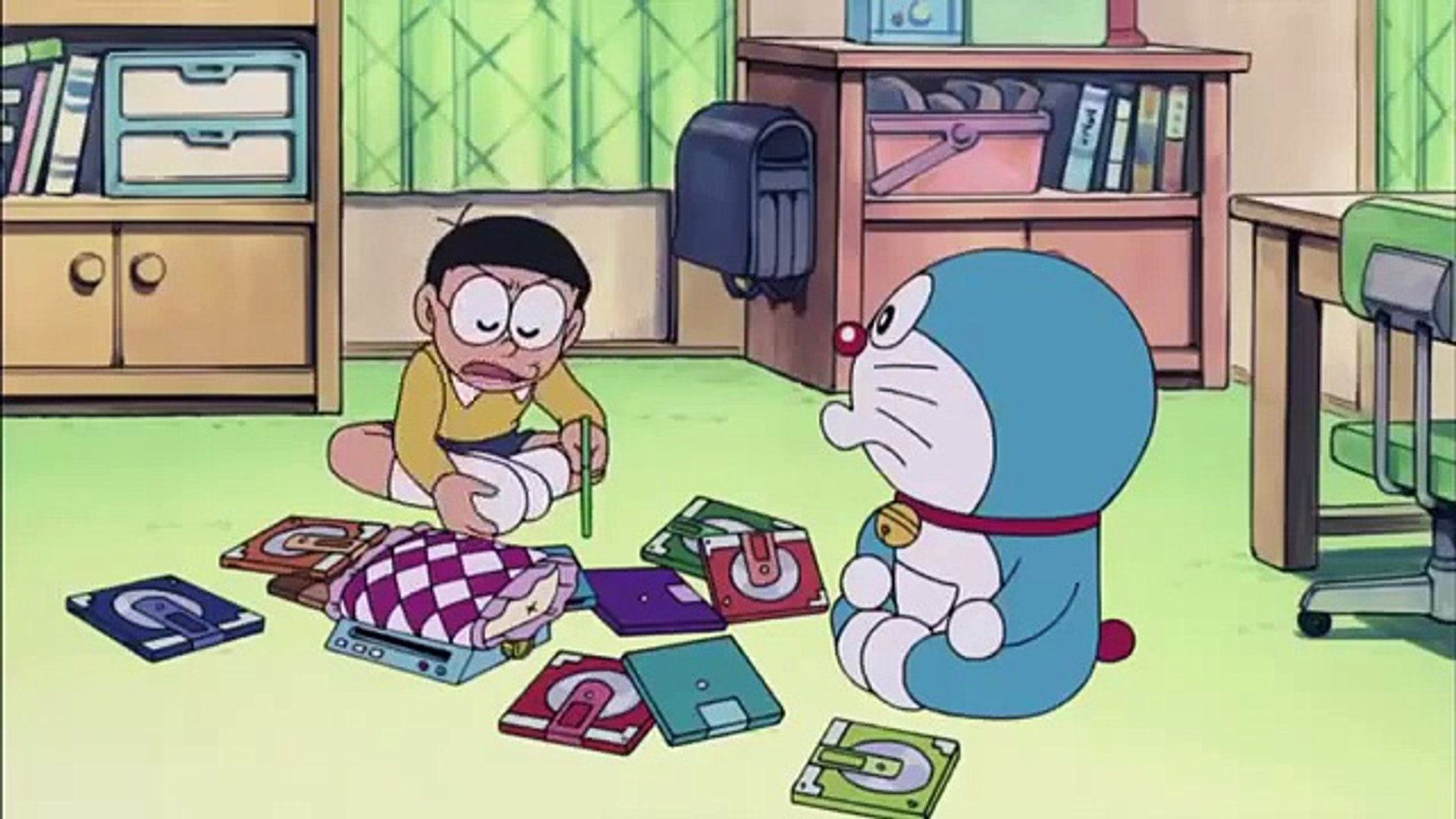 Ảnh nobita buồn với doraemon