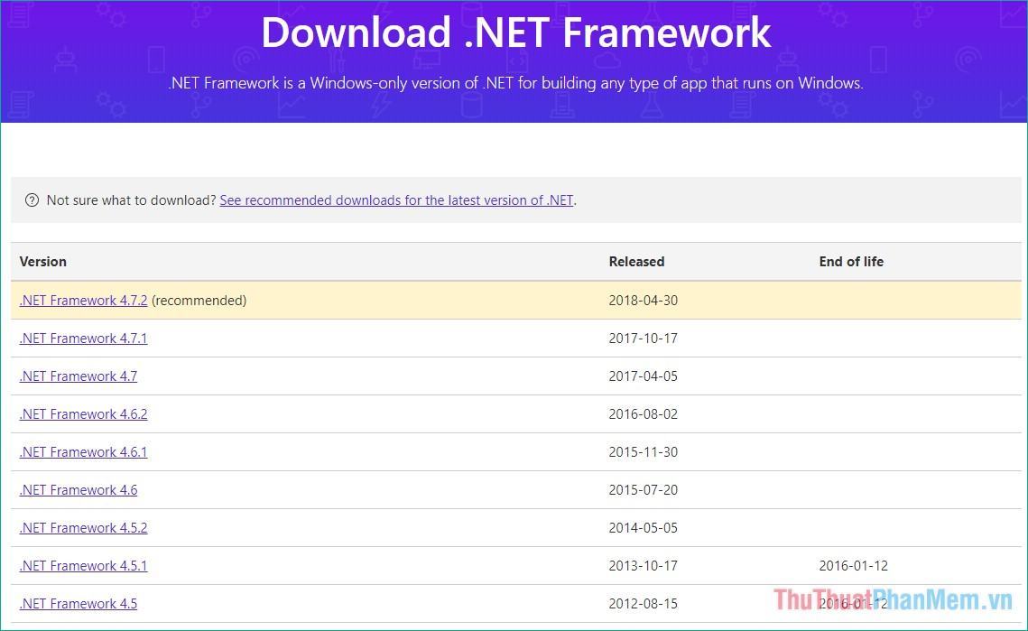 Làm cách nào để cài đặt NET Framework?