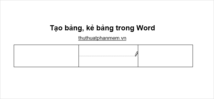 Tạo bảng, kẻ bảng trong Word 6