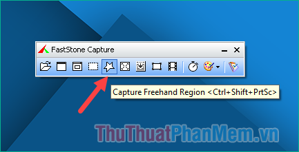 Chế độ chụp Capture Freehand Region