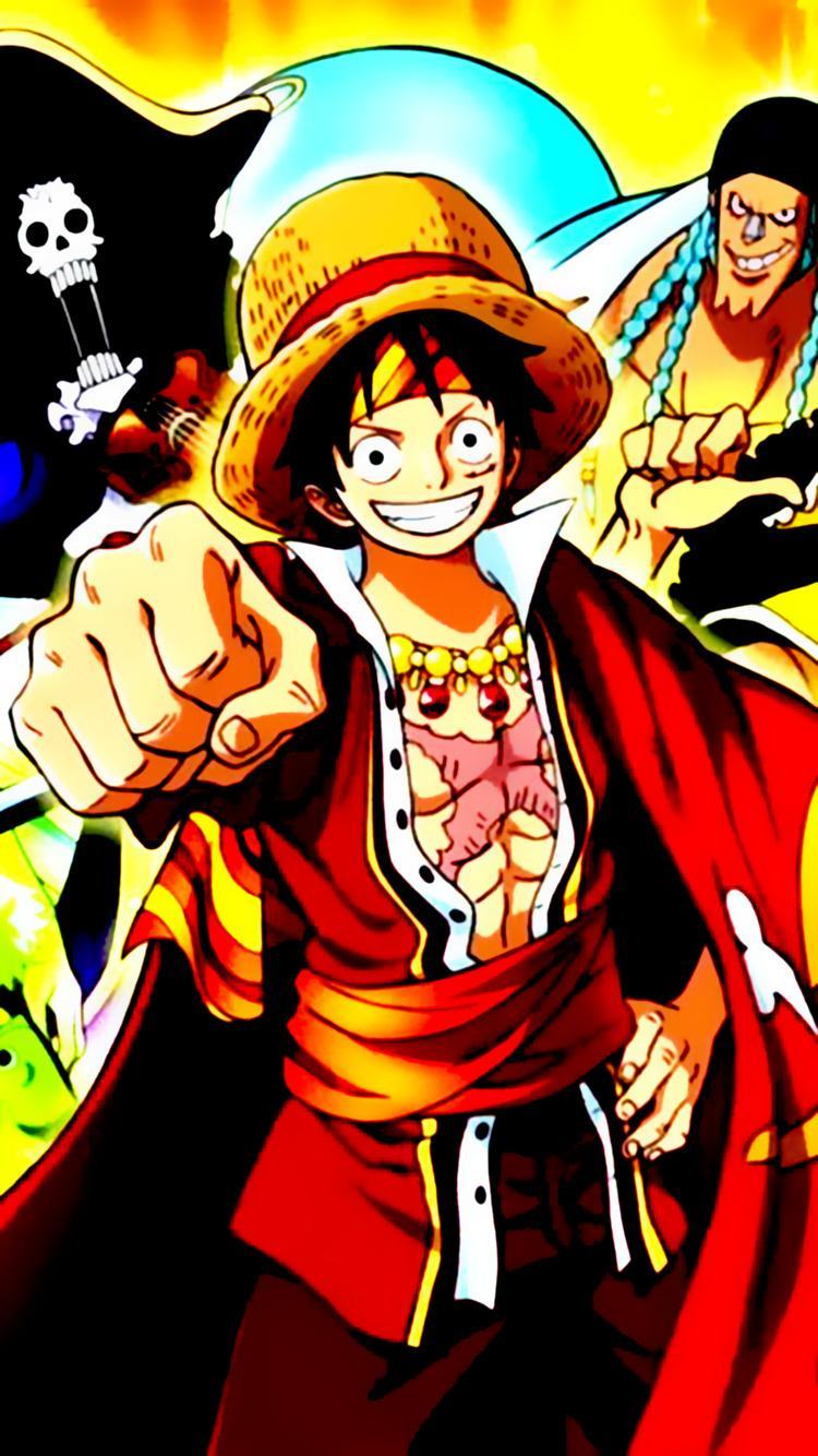 Hình nền anime Luffy dễ thương nhất cho điện thoại