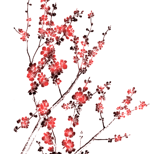 Hình ảnh hoa đào đỏ đẹp