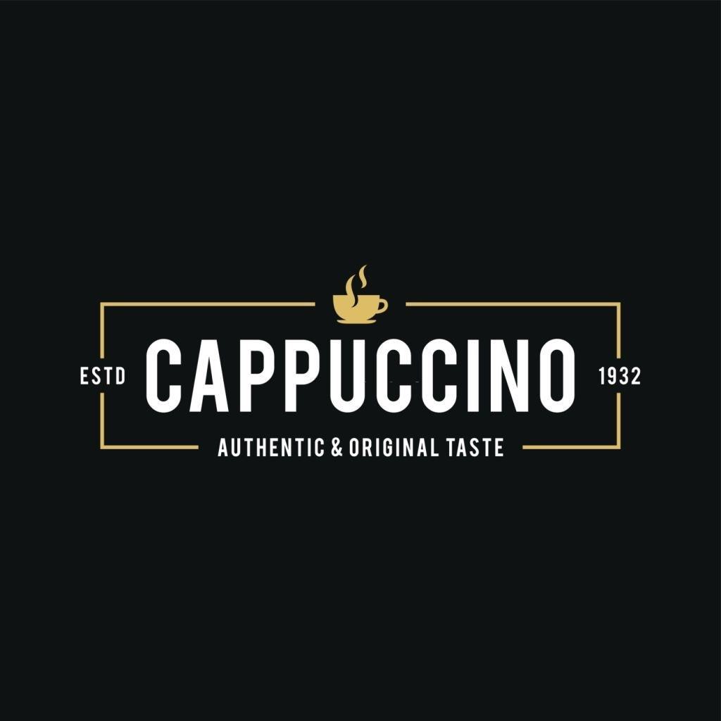 biểu tượng cà phê cappuccino