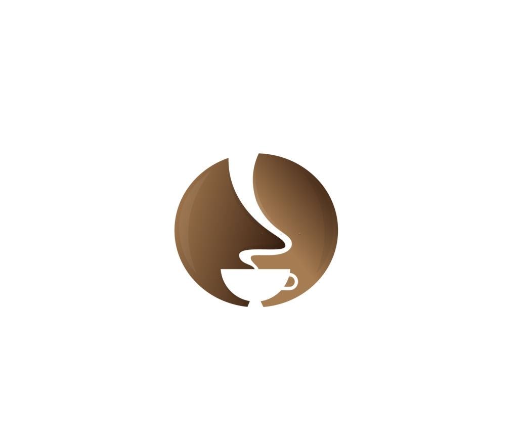 Logo cafe cách điệu đơn giản