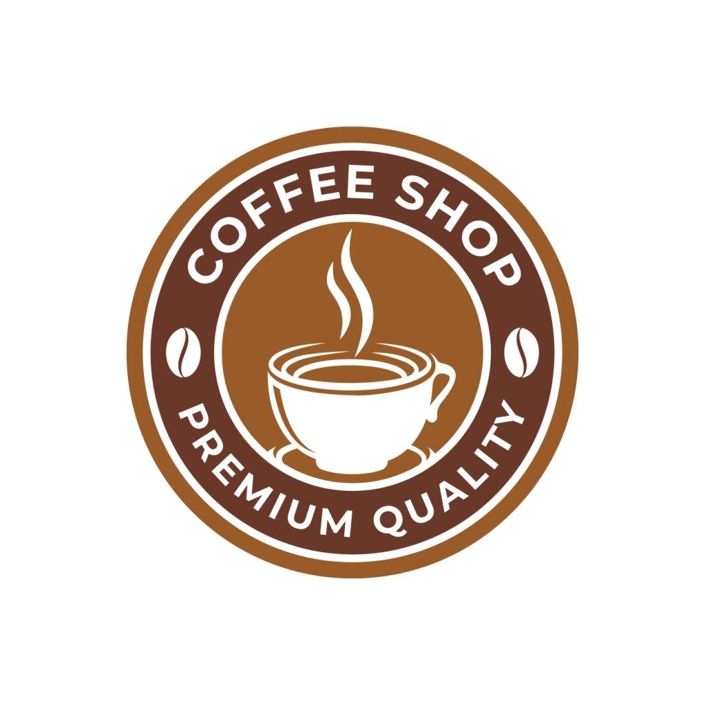 Mẫu logo quán cà phê cao cấp