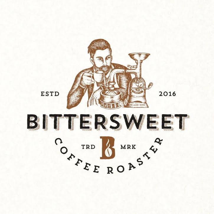 Mẫu logo rang xay cà phê