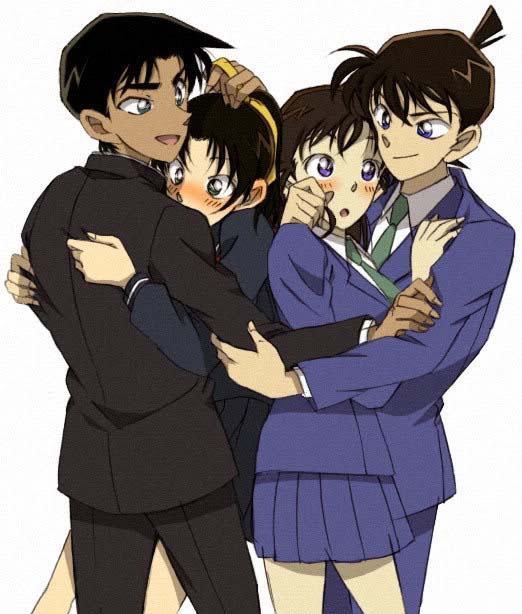 Hình ảnh cặp đôi của Shinichi và Ran
