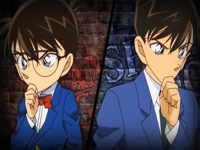 Hình ảnh của shinichi kudo và ran mori