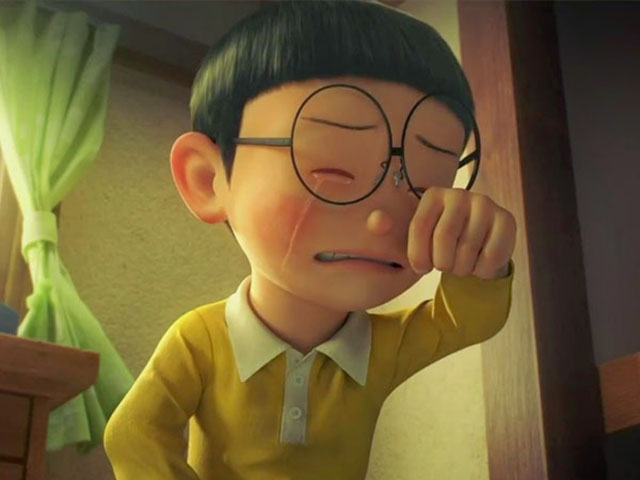 Ảnh Nobita khóc