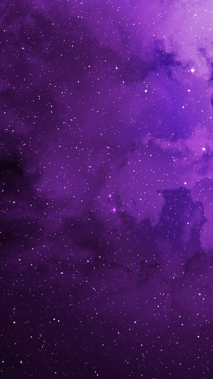 Hình nền điện thoại thiên hà màu tím