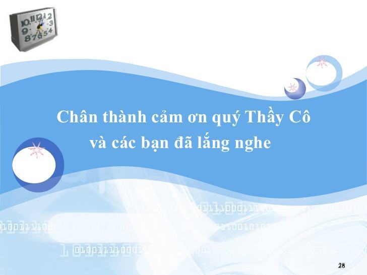 Cảm ơn bạn đã lắng nghe, đơn giản và đẹp