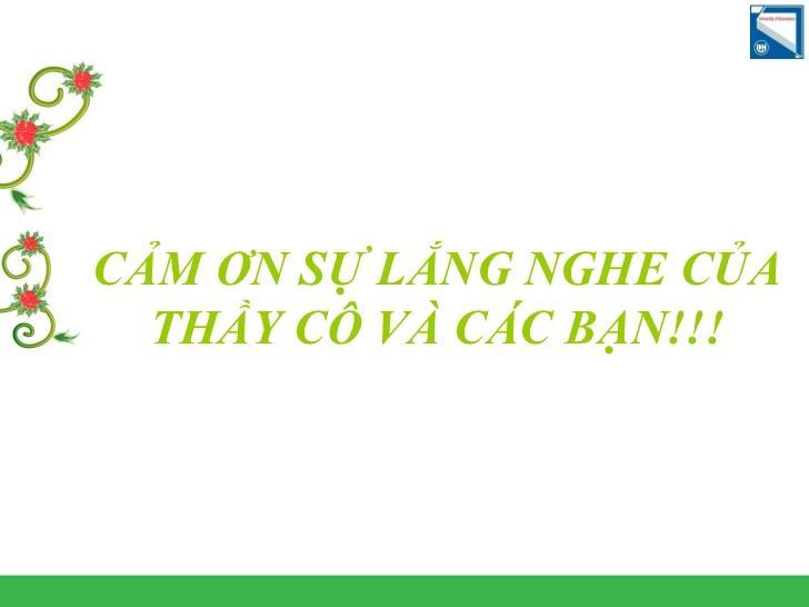 Cảm ơn bạn rất nhiều vì đã lắng nghe