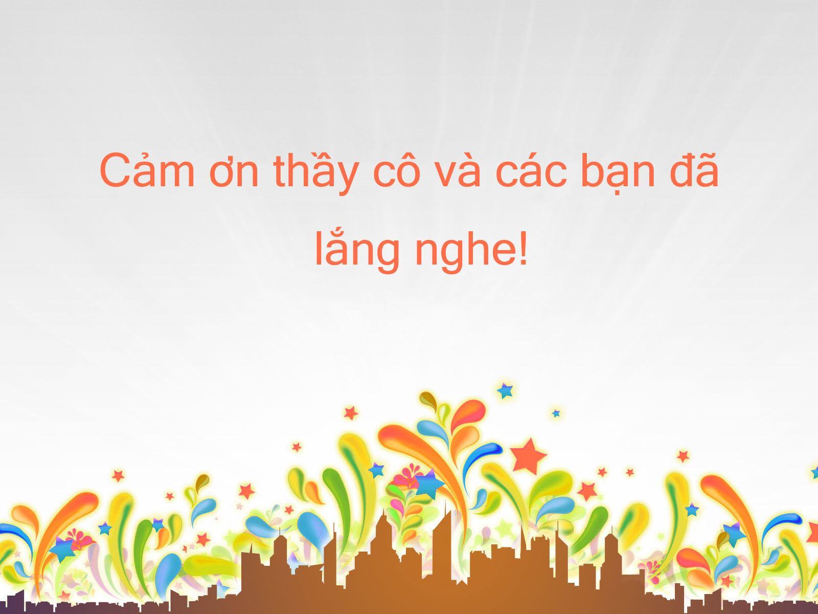 Hình ảnh đơn giản đẹp nhất cảm ơn các bạn đã lắng nghe 