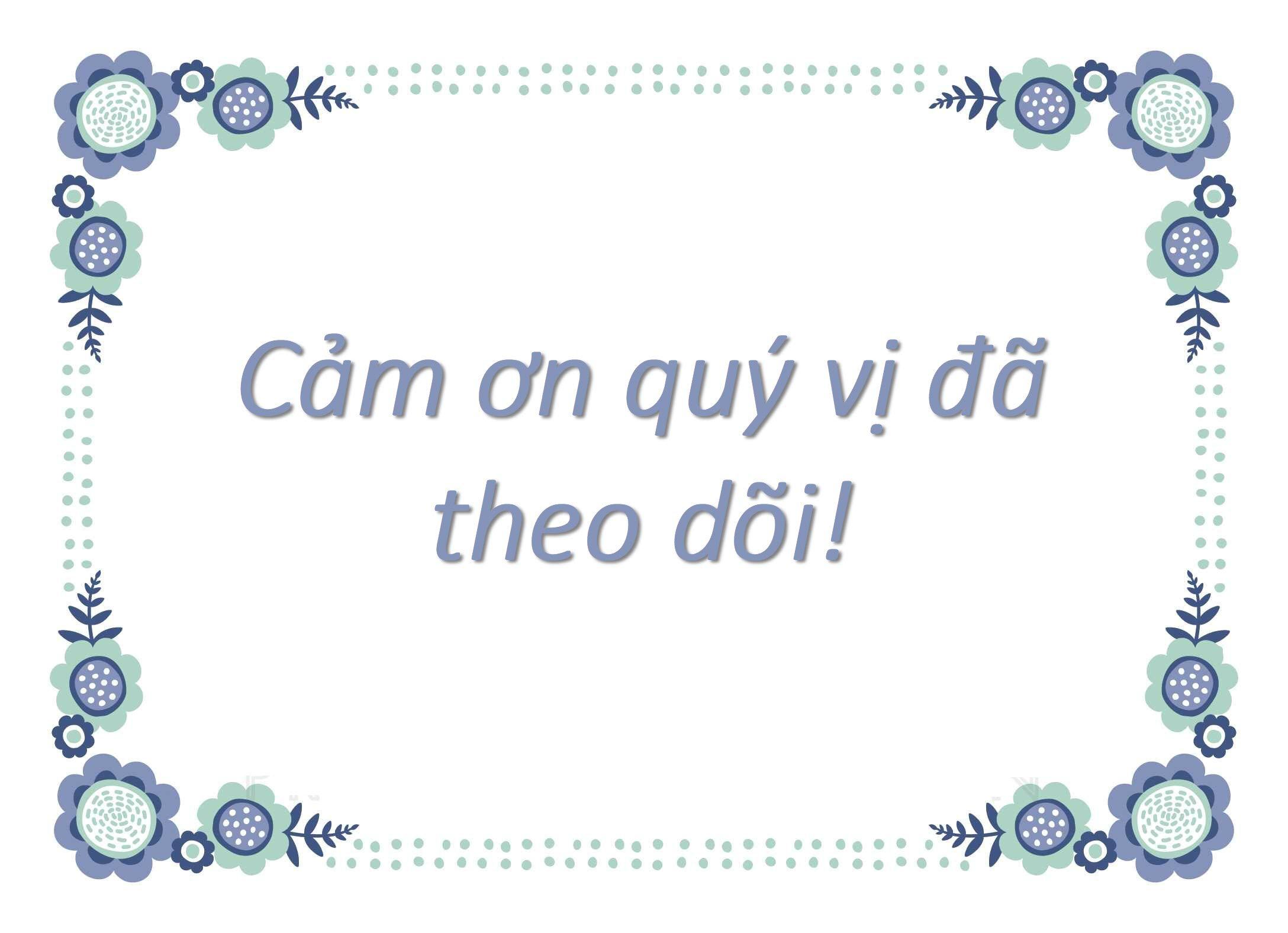 Hình ảnh cảm ơn bạn đã theo dõi