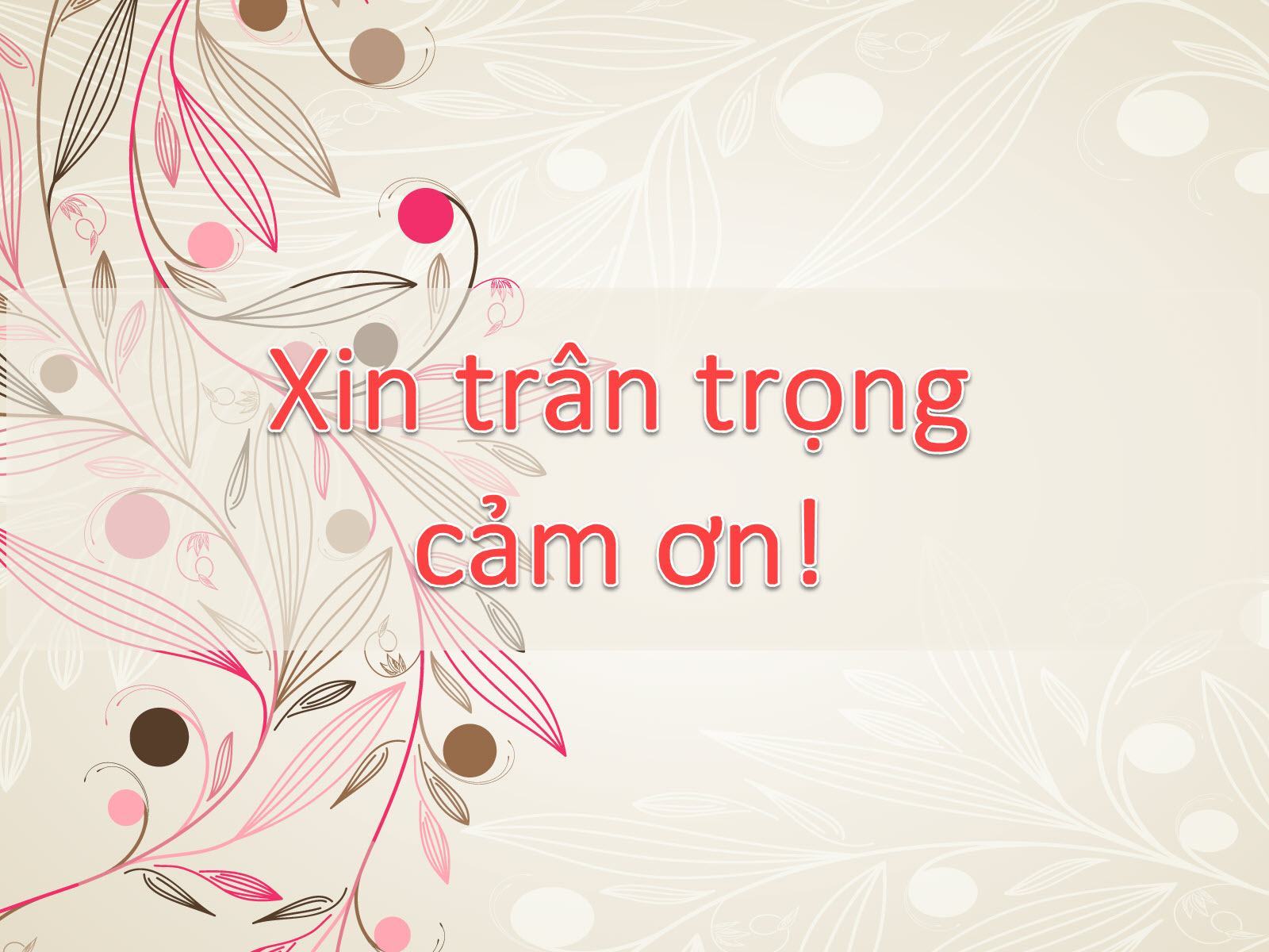 Hình ảnh Xin chân thành cảm ơn