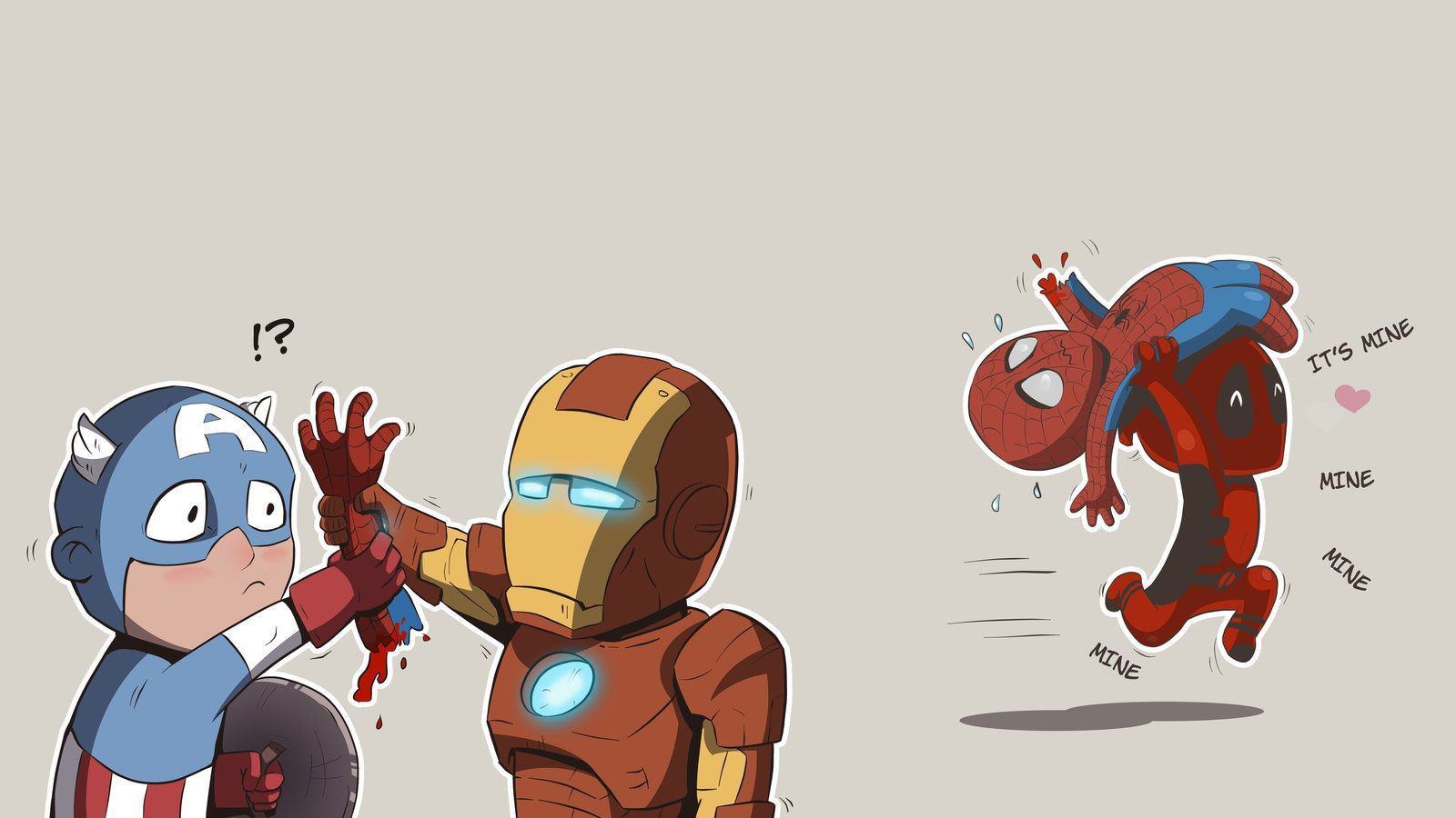 Hình ảnh chibi hài hước Iron Man
