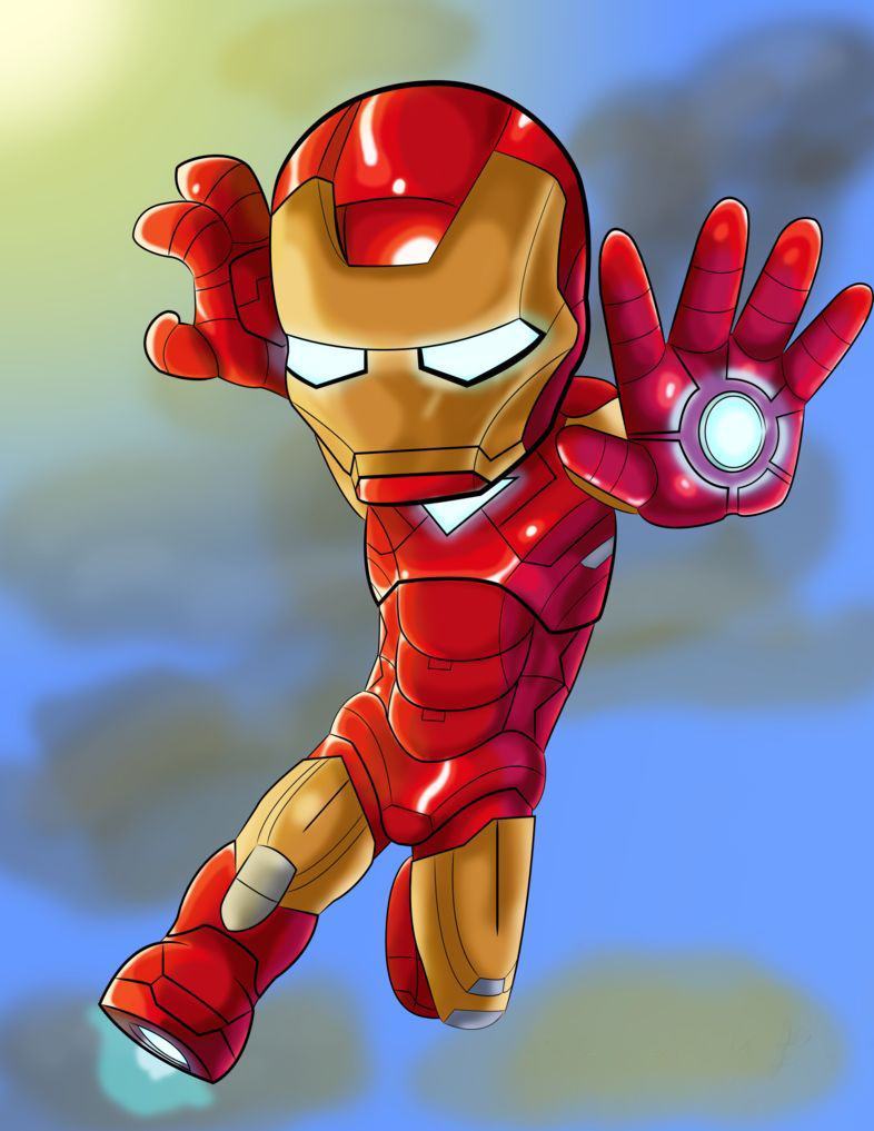 Hình Chibi Iron Man đẹp nhất