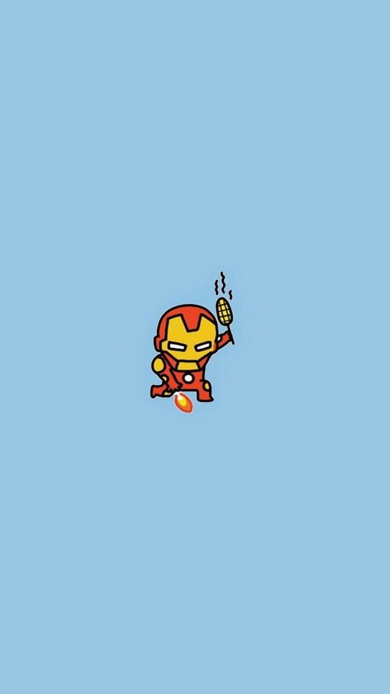 Hình nền chibi Iron Man cho điện thoại