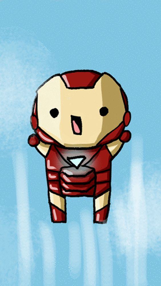 Ảnh nền Chibi Iron Man