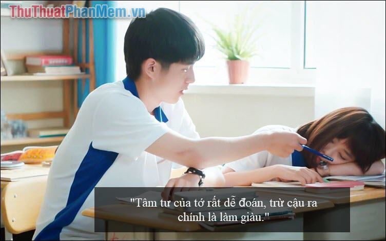 Tâm trí của tôi rất dễ đoán, ngoại trừ bạn phải làm giàu