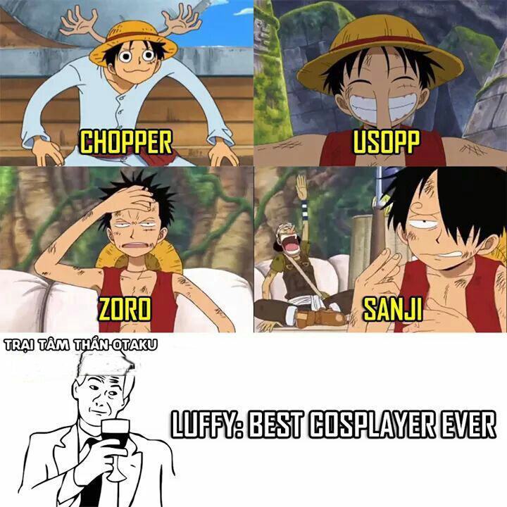 luffy một mảnh chế ảnh